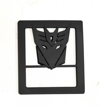 Load image into Gallery viewer, Decepticons in 3D - Black for Jeep Wrangler JK/JKU/JL Rear Tail Light Covers (2019-2024) non Led Version - Super Hero Transformers
