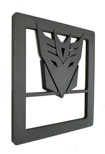 Decepticons in 3D - Black for Jeep Wrangler JK/JKU/JL Rear Tail Light Covers (2019-2024) non Led Version - Super Hero Transformers