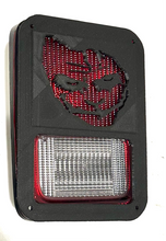 Load image into Gallery viewer, Joker Face &quot; Why So Serious &quot; in 3D Black For Jeep Wrangler JK/JKU Rear Tail Light Covers- Harley Quinn
