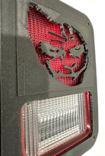 Load image into Gallery viewer, Joker Face &quot; Why So Serious &quot; in 3D Black For Jeep Wrangler JK/JKU Rear Tail Light Covers- Harley Quinn
